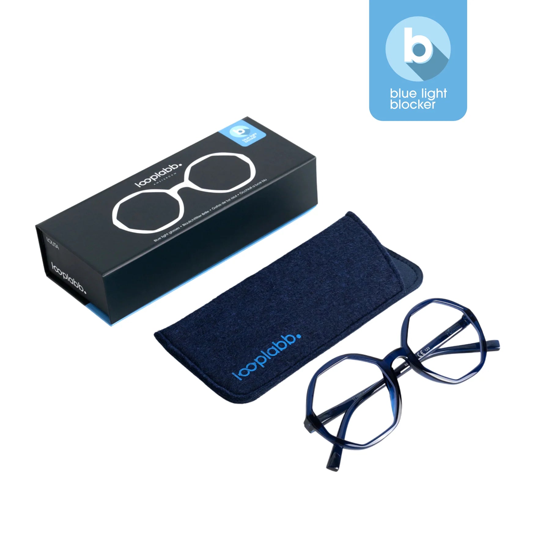 Looplabb Lolita Blue Marine Screen Protection Glasses