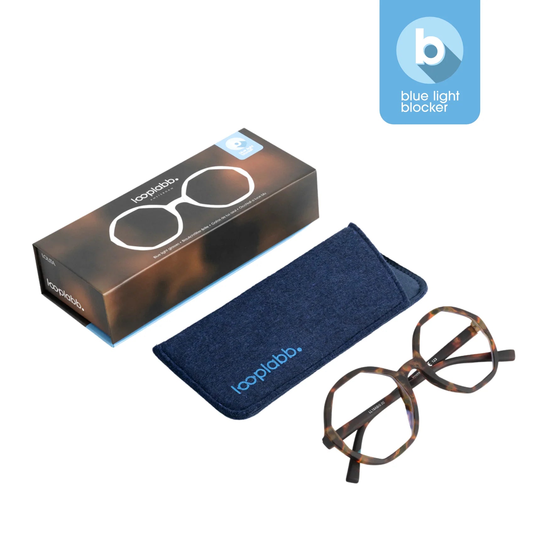 Looplabb Lolita Turtle Screen Protection Glasses