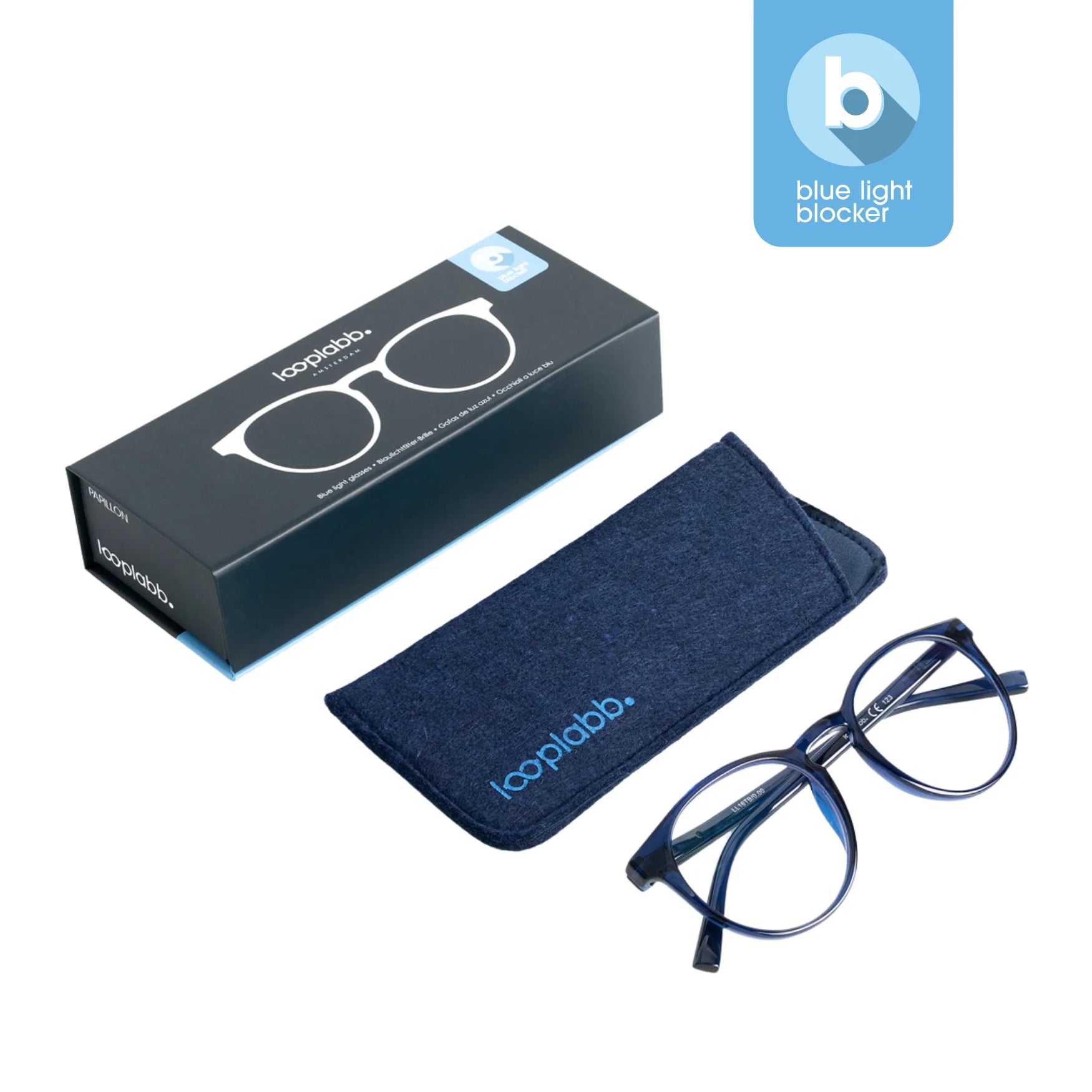 Γυαλιά Προστασίας Οθόνης Looplabb Papillon Blue Marine