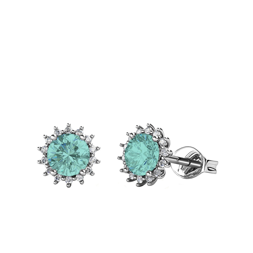 Brizzling Γυναικεία Σκουλαρίκια με Μοϊσανίτη BME008-B