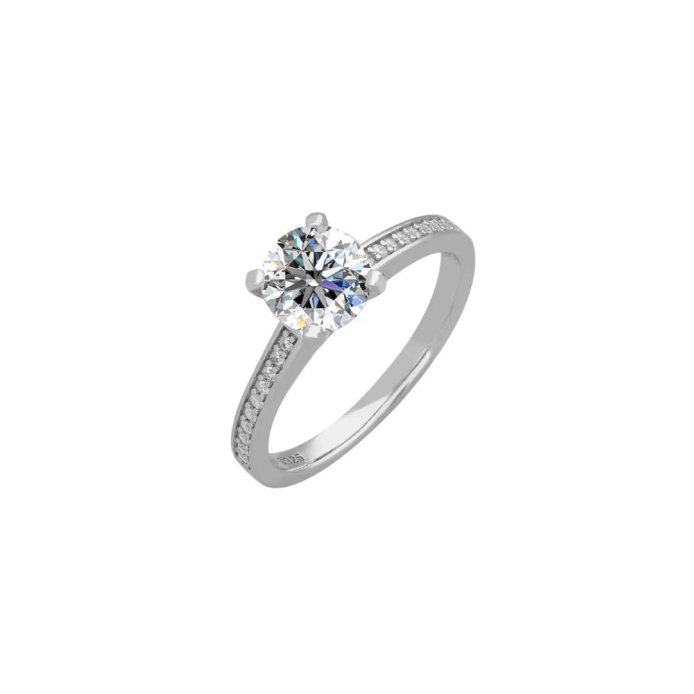 Brizzling Women's Ring with Moissanite BMR2191
