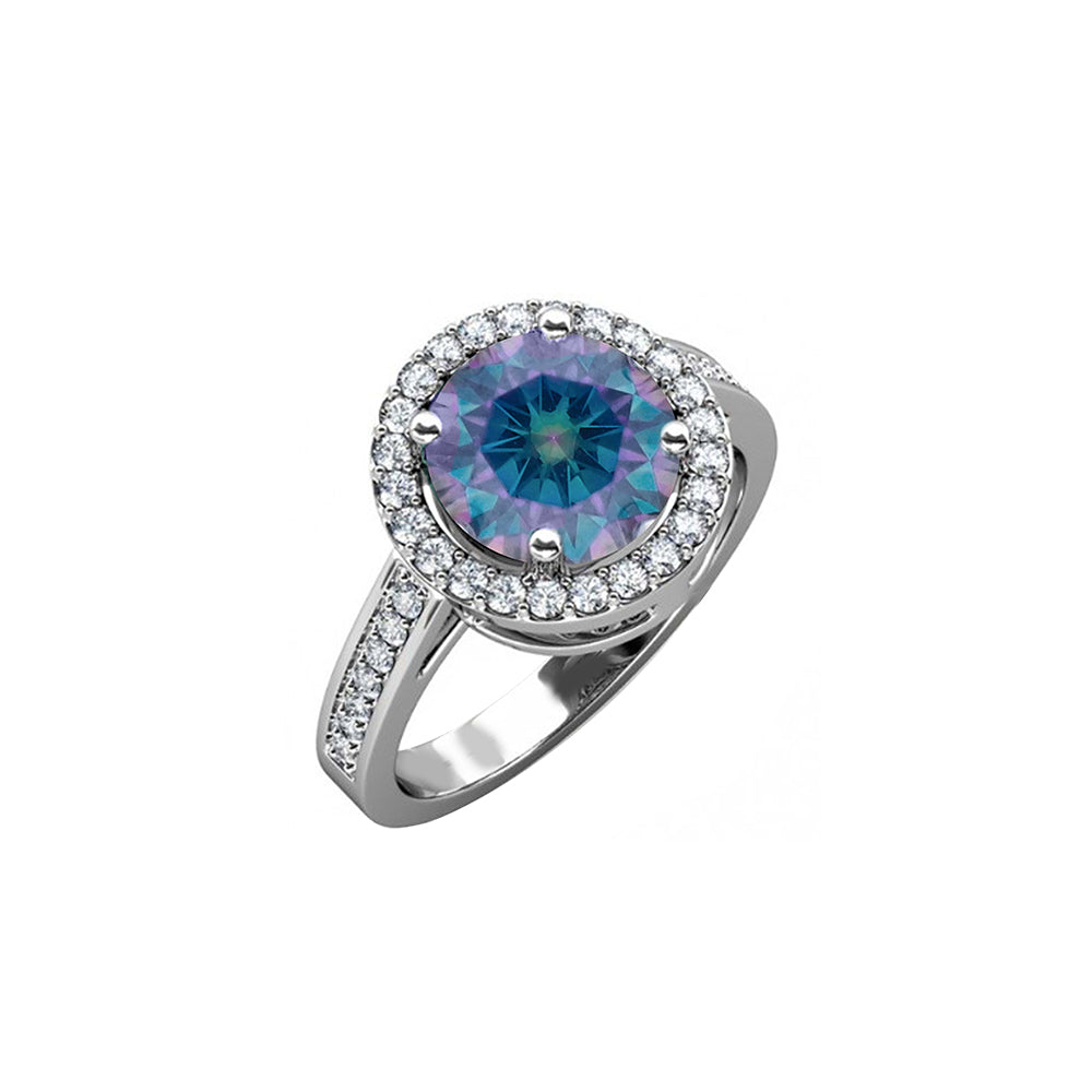 Brizzling Γυναικείο Δαχτυλίδι με Μοϊσανίτη BMR014-D