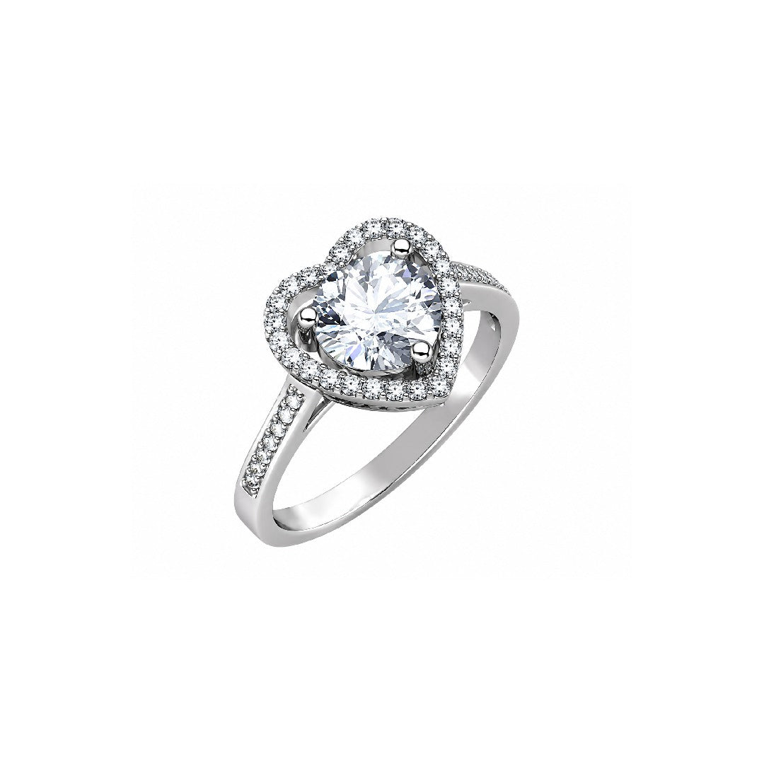 Brizzling Women's Ring with Moissanite BMR020-B