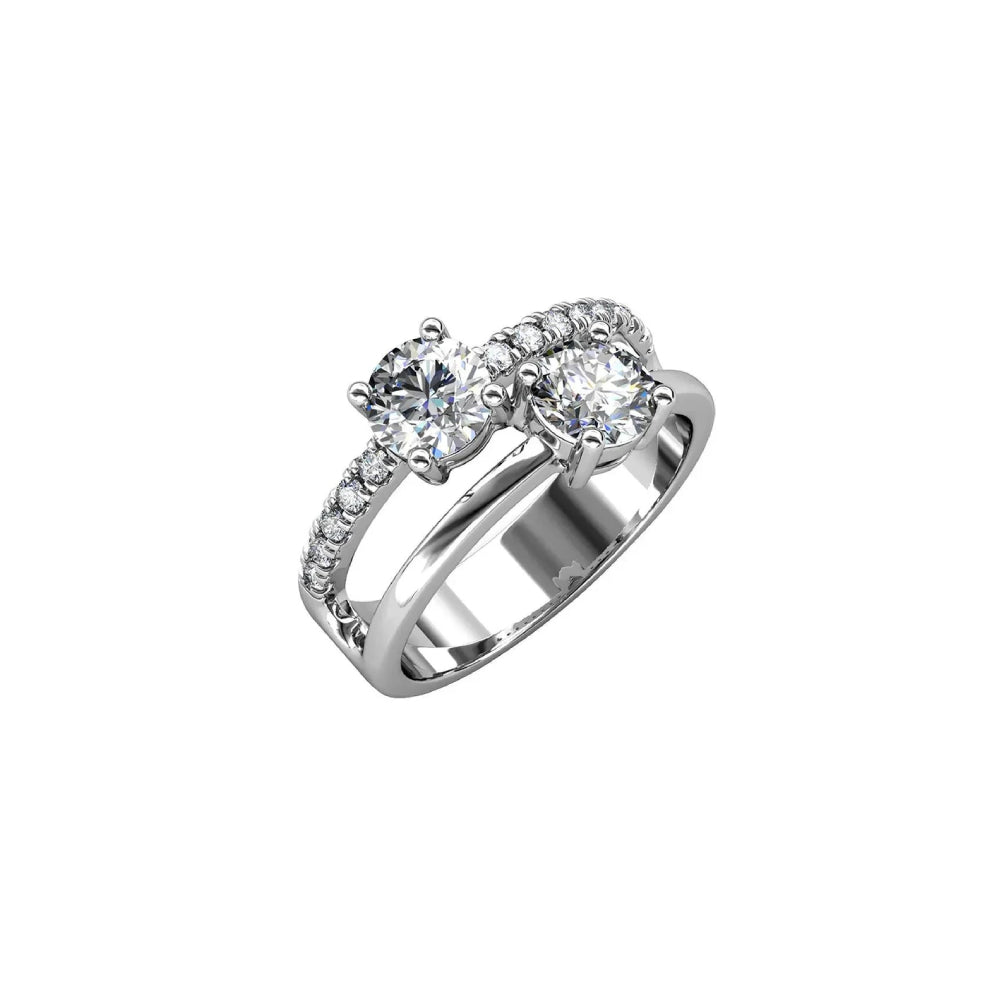 Brizzling Women's Ring with Moissanite BMR2191
