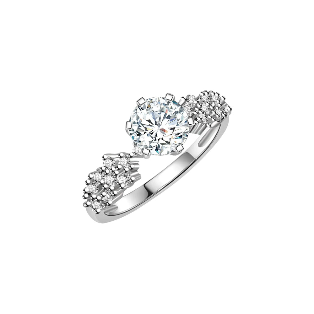 Brizzling Women's Ring with Moissanite BMR2191