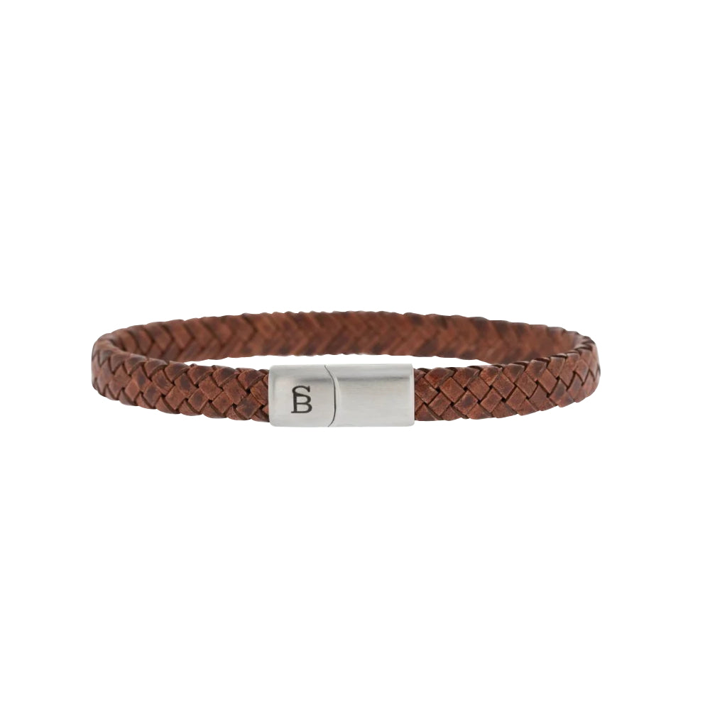 Steel & Barnett Βραχιόλι Leather Bracelet Riley LBR002