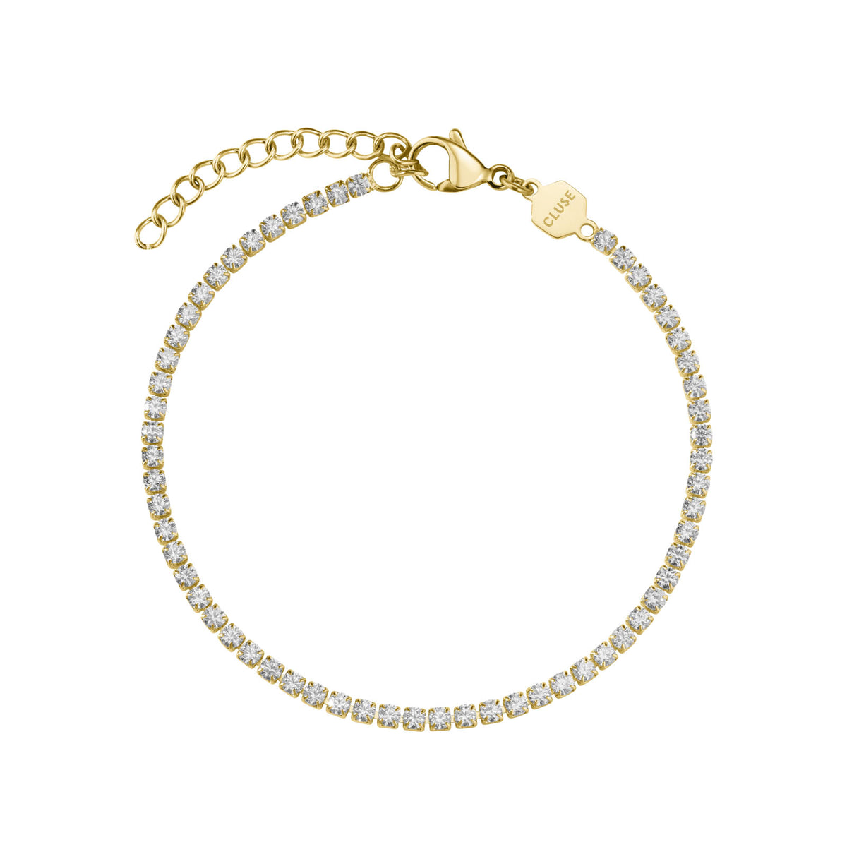 CLUSE Γυναικείο Βραχιόλι Ριβιέρα Élevé Tennis Χρυσό – CB13369