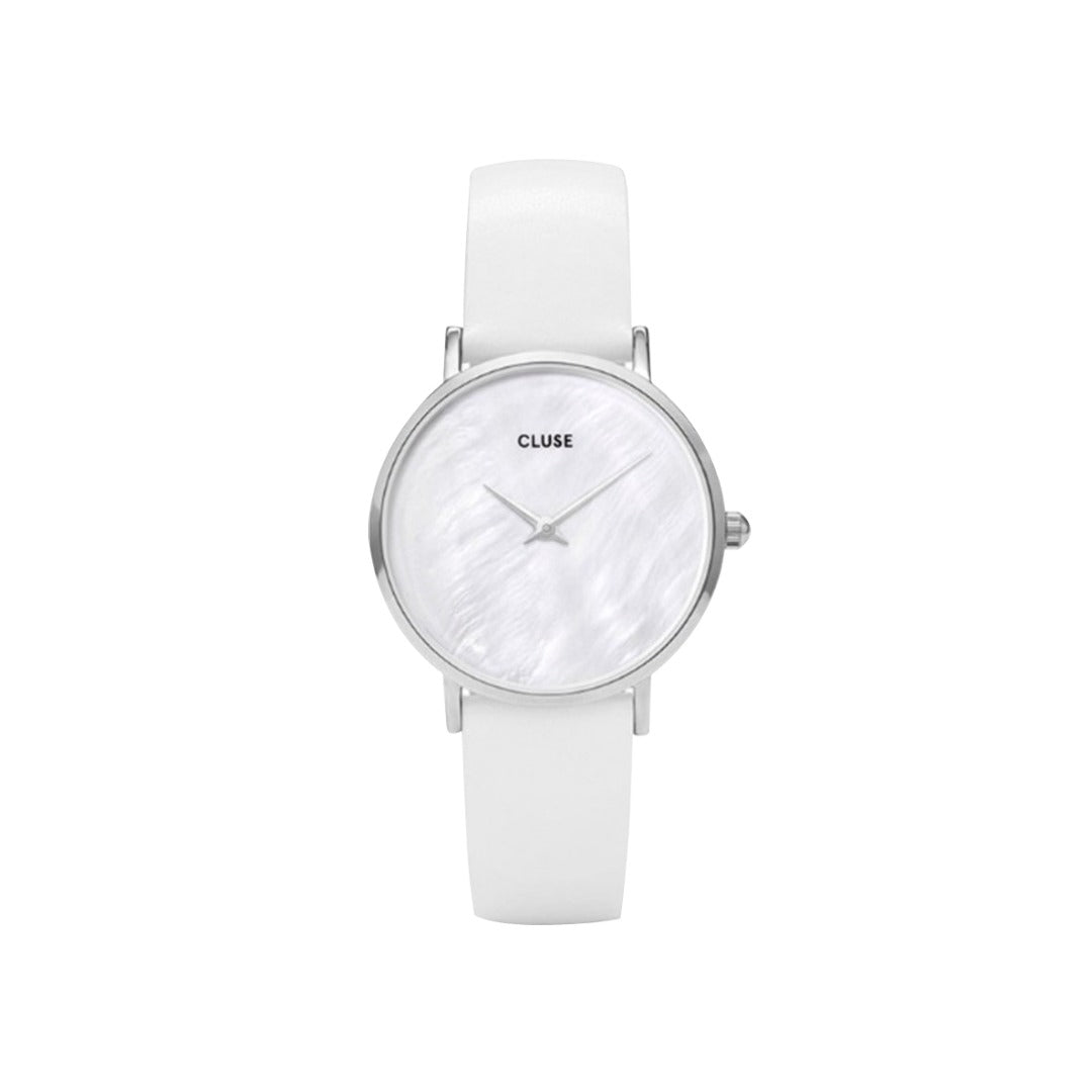 CLUSE Minuit La Perle Silver White Pearl-White CL30060