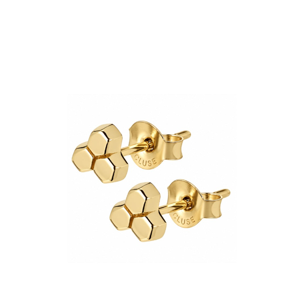 CLUSE Essentielle Three Hexagon Γυναικεία Σκουλαρίκια Χρυσά CLJ51017
