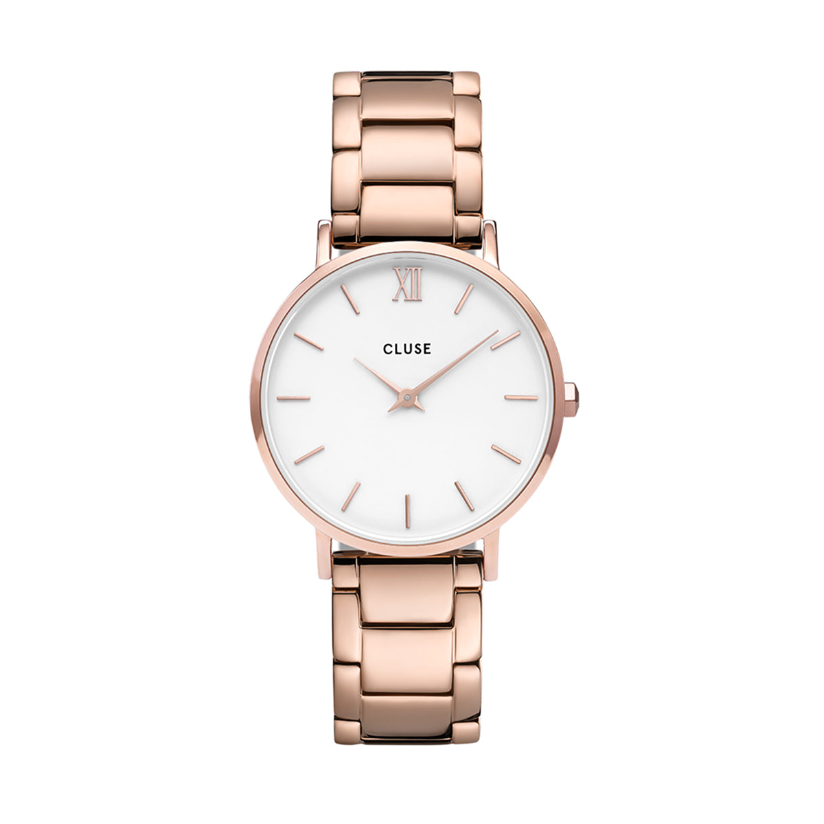 CLUSE Minuit Rose Gold Stainless Steel Bracelet