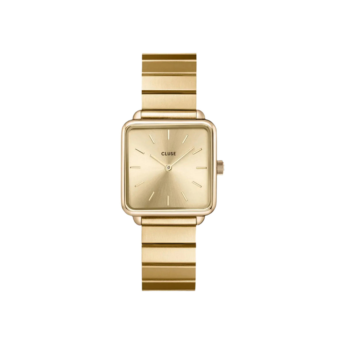 Cluse La Tétragone Watch Mesh stones Gold, Gold Colour