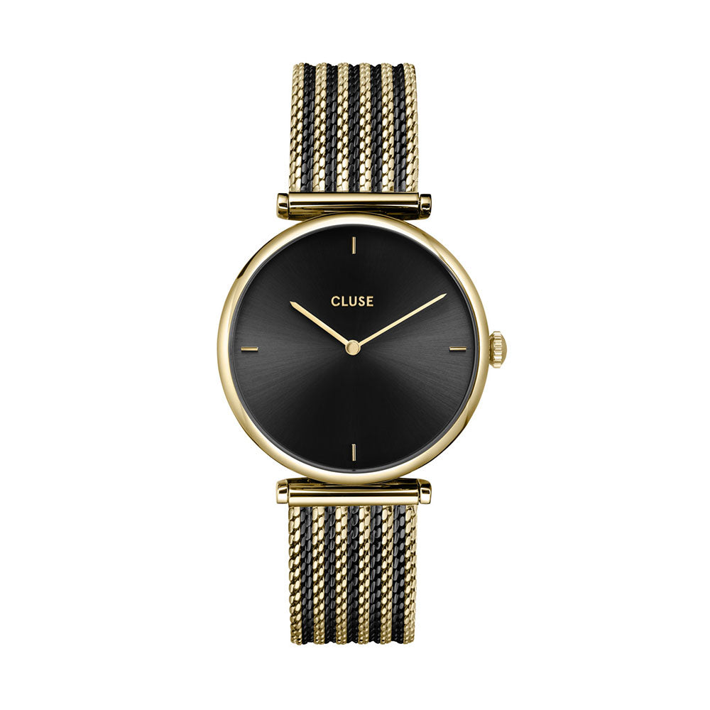 CLUSE Triomphe Mesh Black Gold Colour