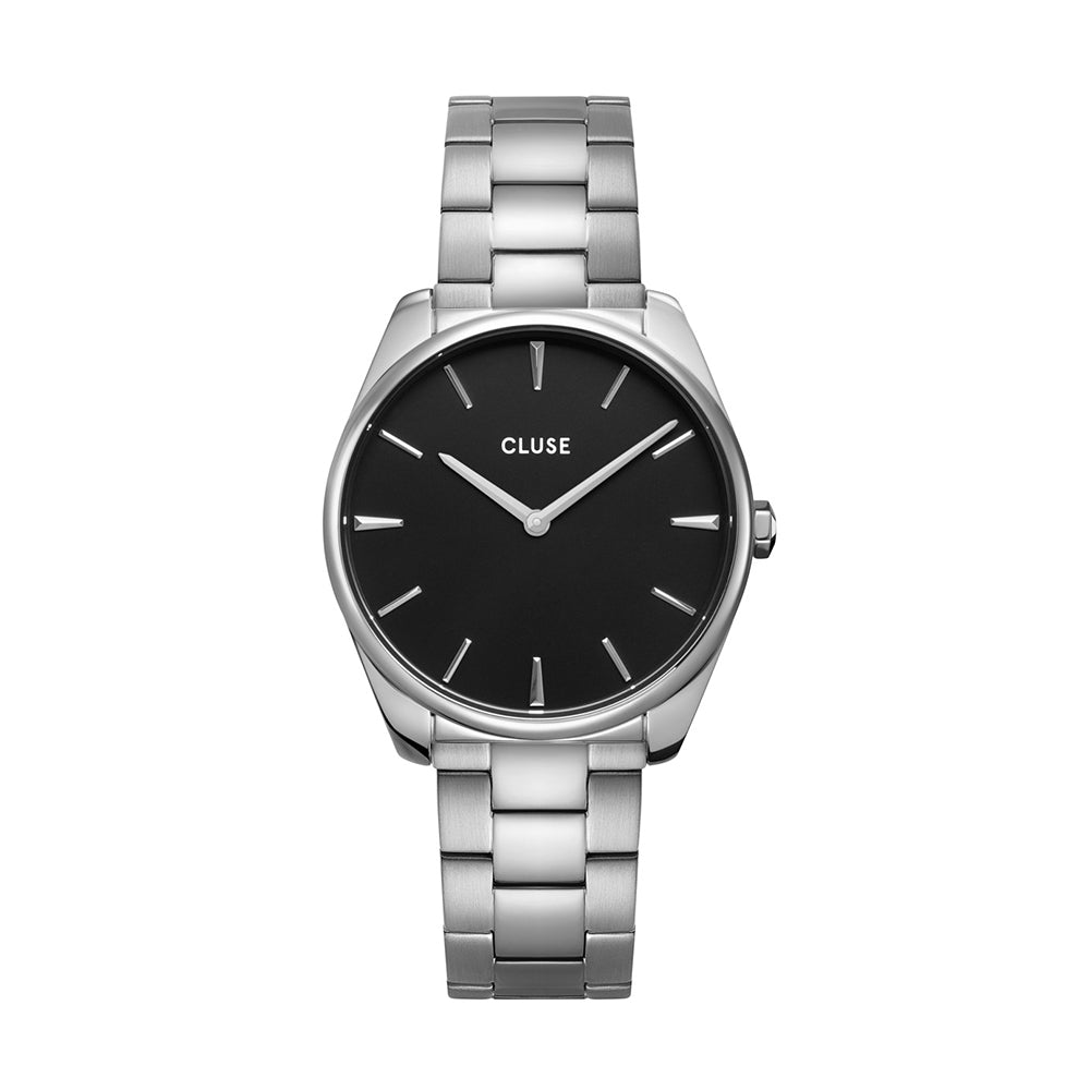 Cluse Féroce Steel Black, Silver Colour