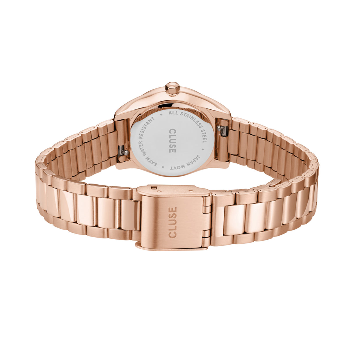 Cluse Féroce Mini Watch Steel, Black, Rose Gold Colour CW11703