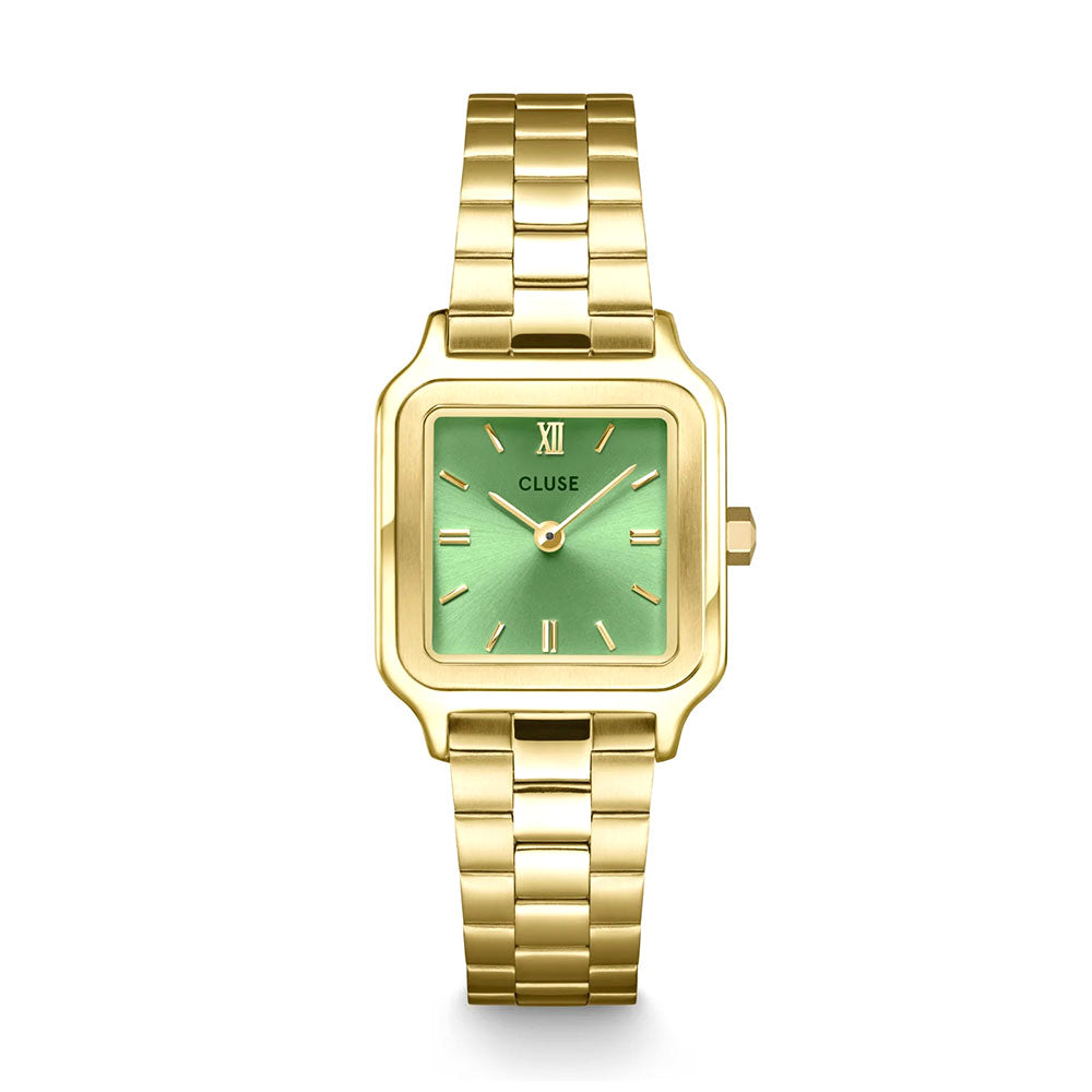 CLUSE Gracieuse Petite Watch Steel Light Green, Gold Colour