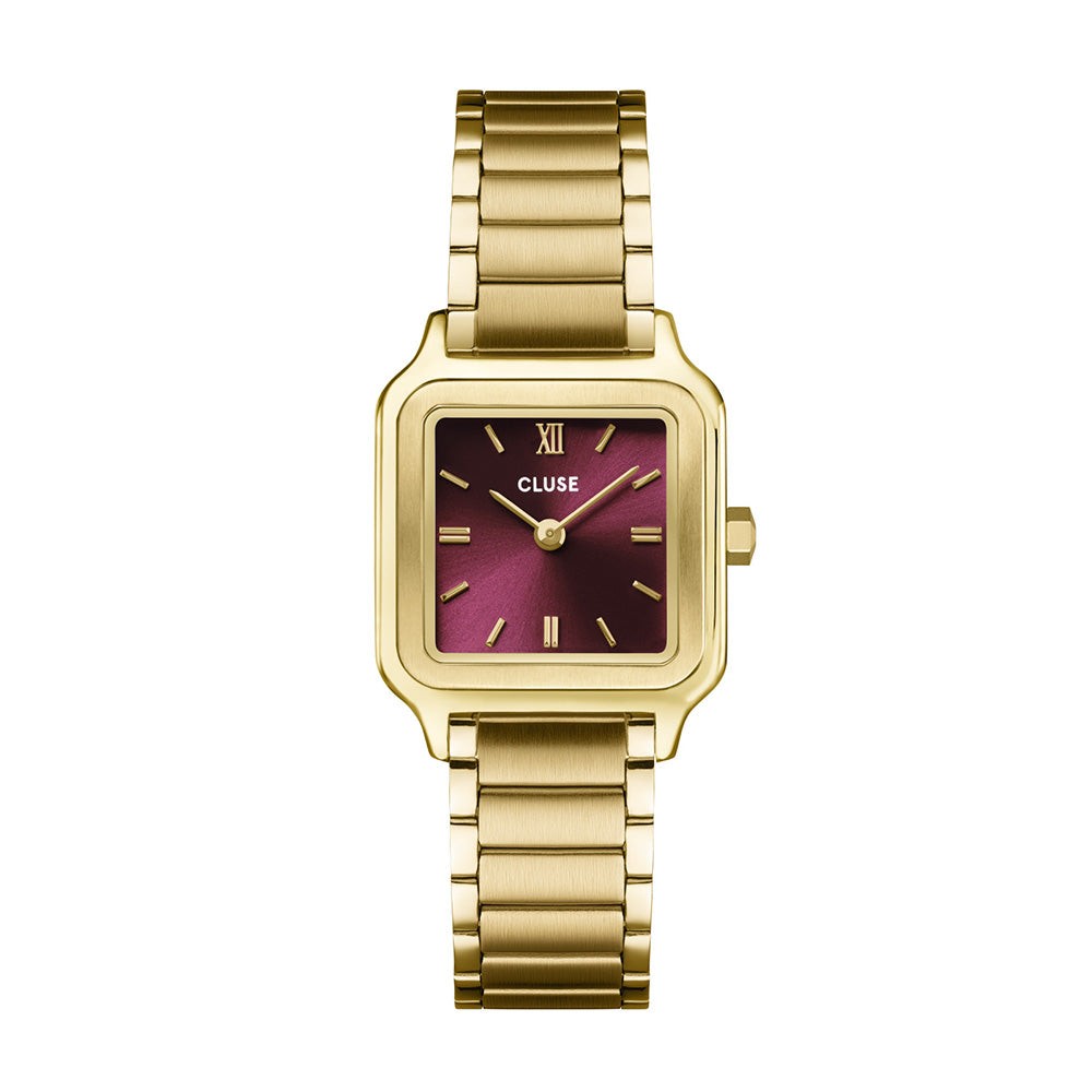 CLUSE Gracieuse Petite Watch Steel Dark Cherry Gold Colour