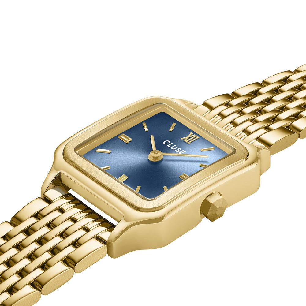 CLUSE Gracieuse Petite Watch Double Steel Kyanite Blue Gold Colour