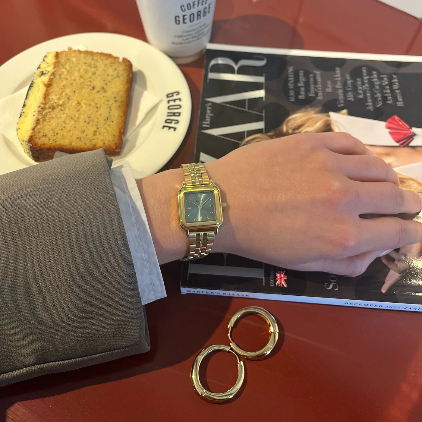 CLUSE Gracieuse Petite Watch Steel White Gold Color