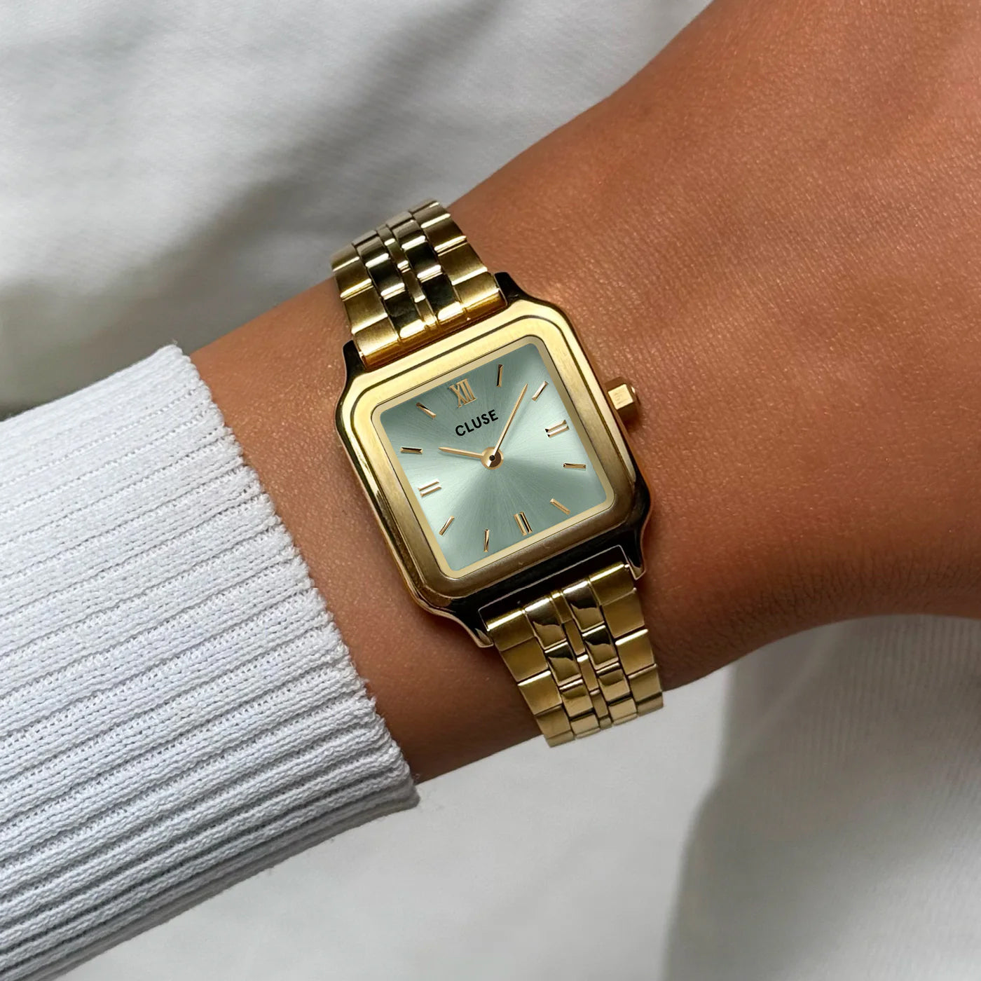 CLUSE Gracieuse Petite Watch Steel White Gold Color