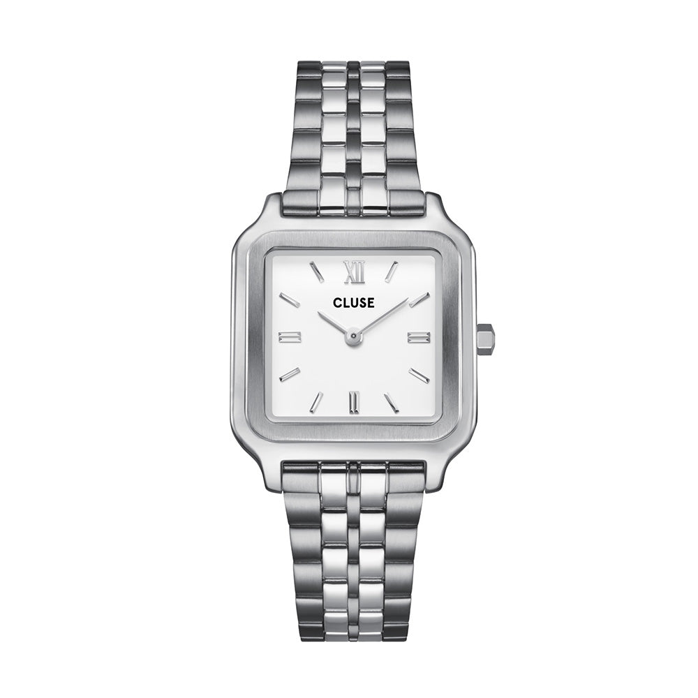 CLUSE Gracieuse Watch Steel White Silver Colour