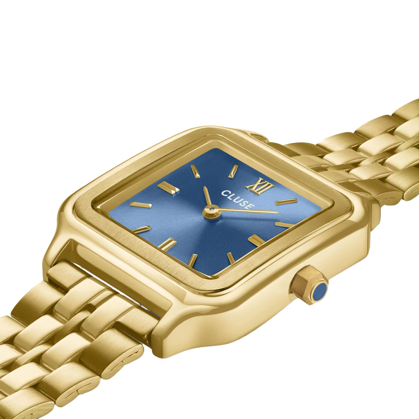 CLUSE Gracieuse Watch Steel, Kyanite Blue, Gold Colour