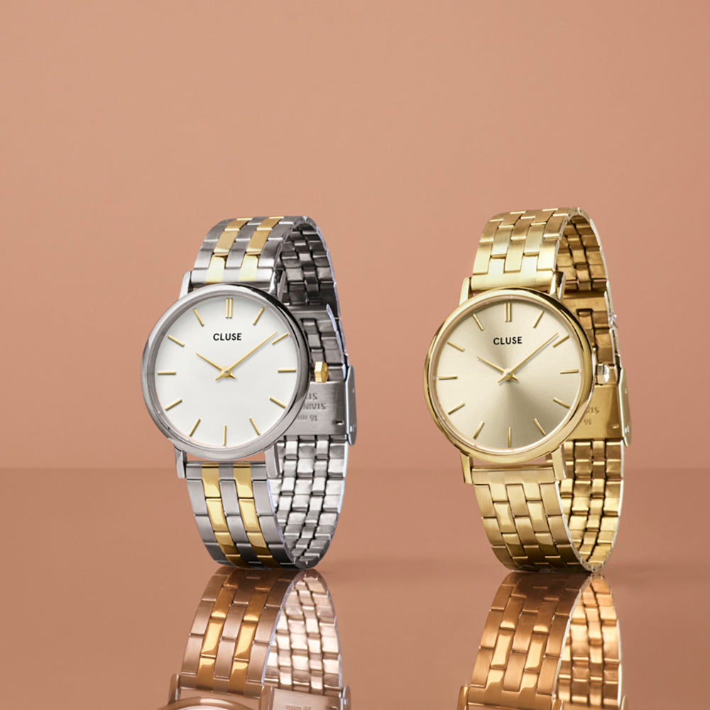Cluse Pavane Petite 2.0 Steel Watch Full Gold Colour