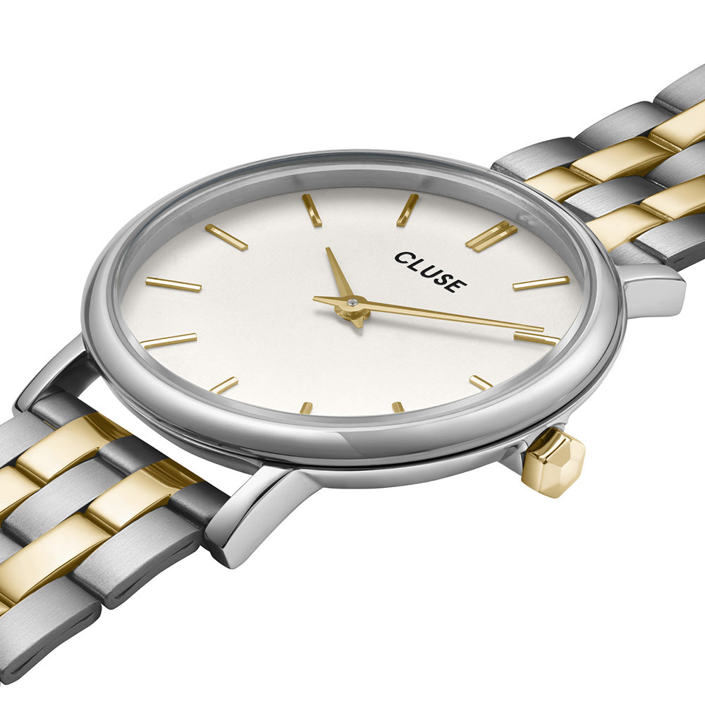 Pavane Petite 2.0 Steel Watch Coconut Milk Bicolour