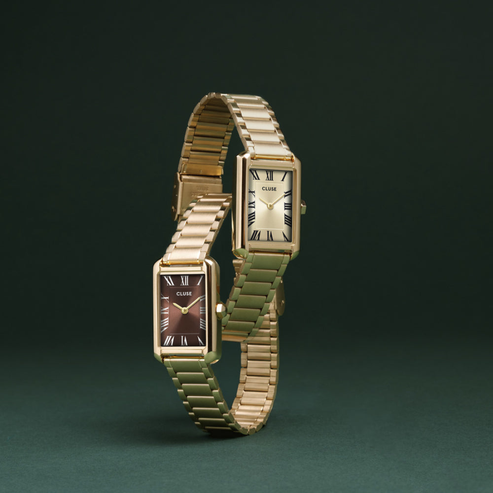 Cluse Belisenna Watch Steel, Mocha, Gold Colour CW15010