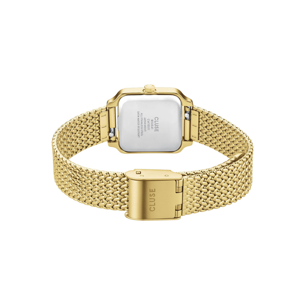 CLUSE Gracieuse Mini, Mesh, White, Gold Colour CW15509