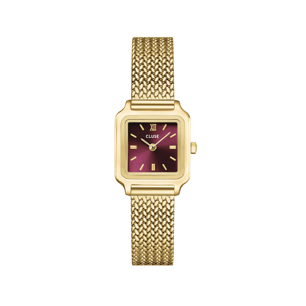 CLUSE Gracieuse Mini, Mesh, Dark Cherry, Gold Colour CW15510