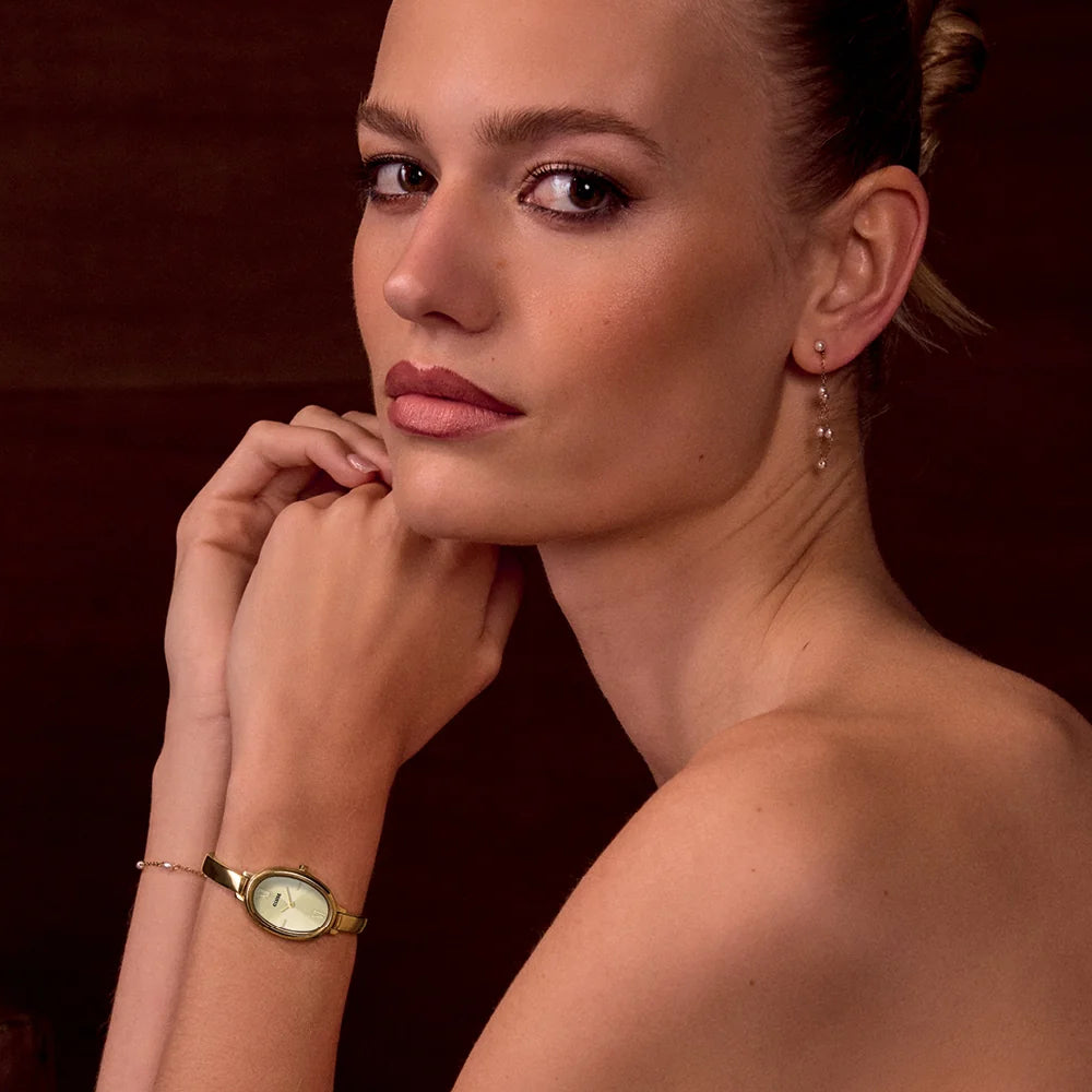 CLUSE L'Ovale Watch Steel, Full Gold Colour