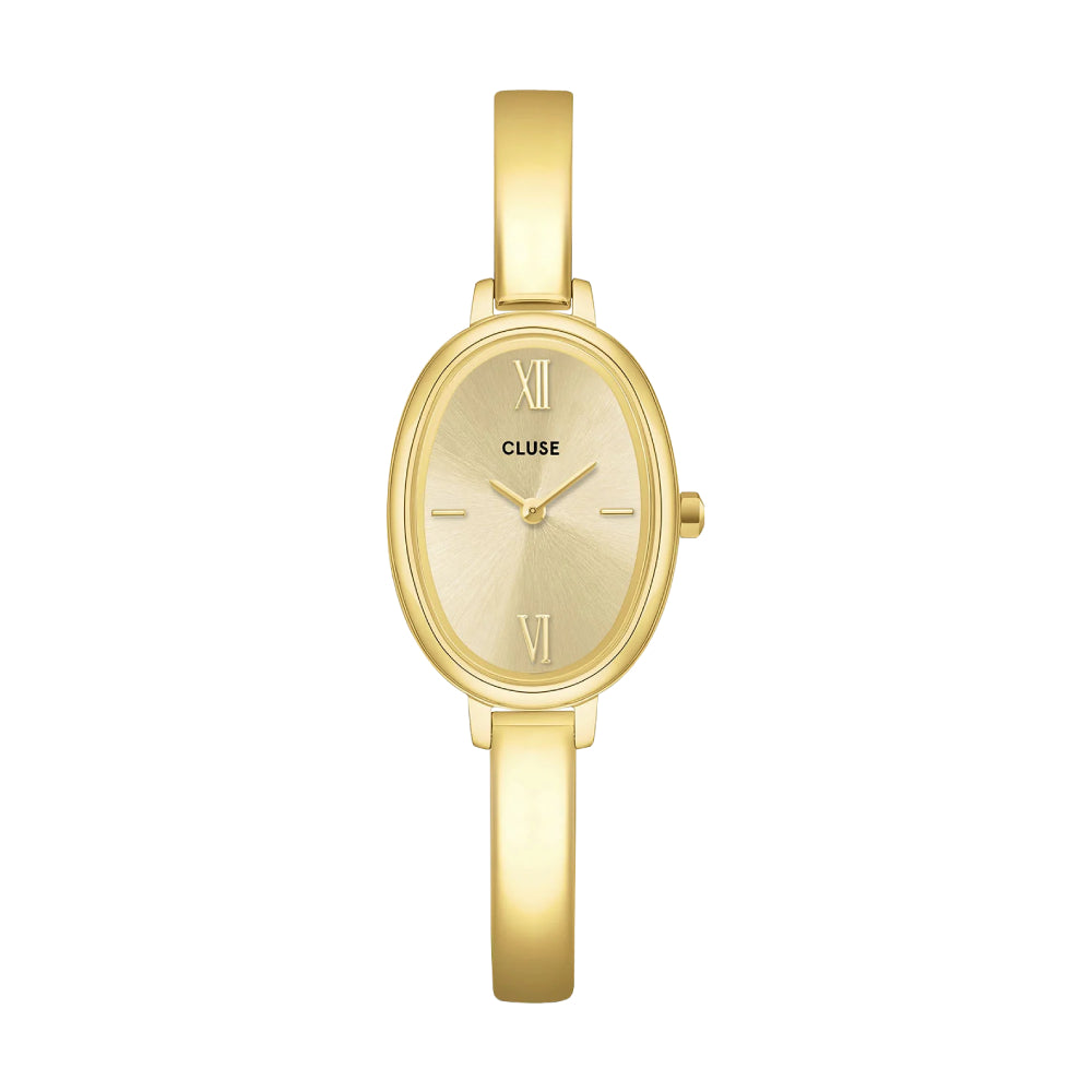 CLUSE L'Ovale Watch Steel, Full Gold Colour