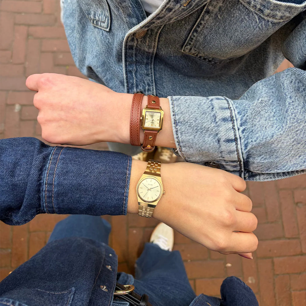 CLUSE Retro 70s Mini Watch Steel, Full Gold Colour