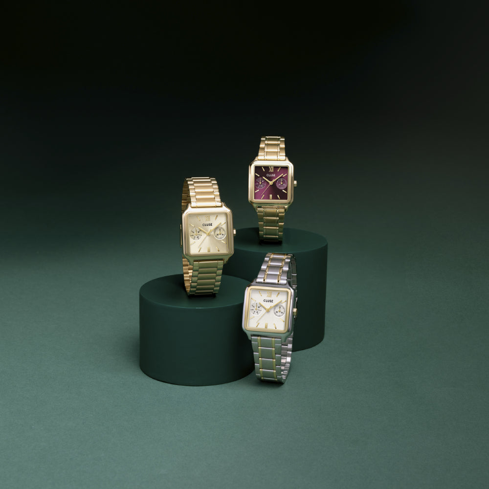 CLUSE Gracieuse Multifunction, Steel, Silver, Two Tone CW16402