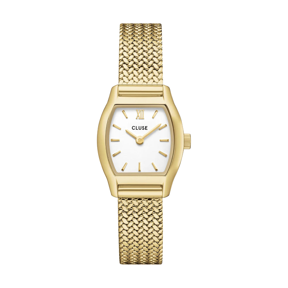 CLUSE Tonnette Mini, Mesh, White, Gold Colour CW16501