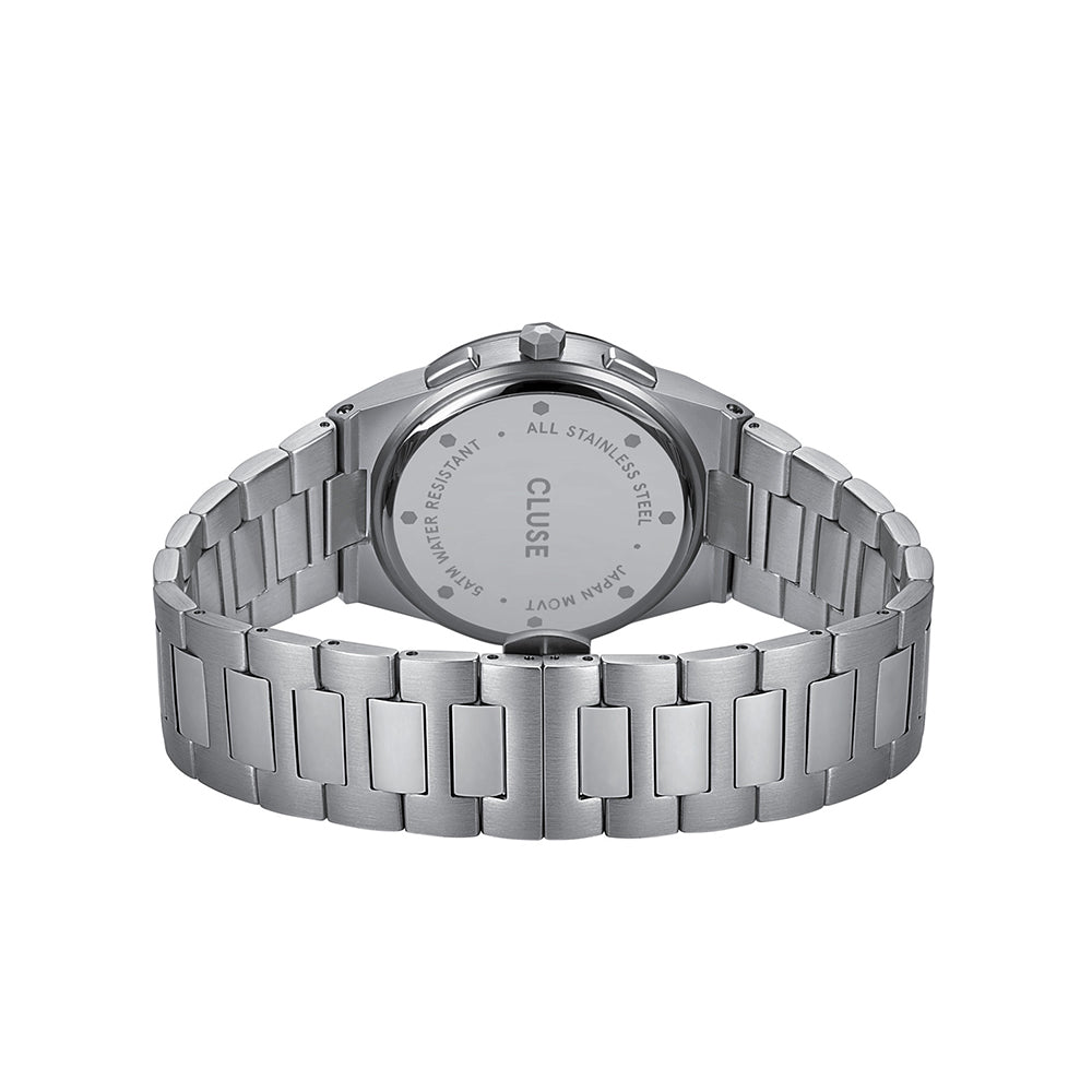 CLUSE Vigoureux Chrono Steel Blue, Silver Colour