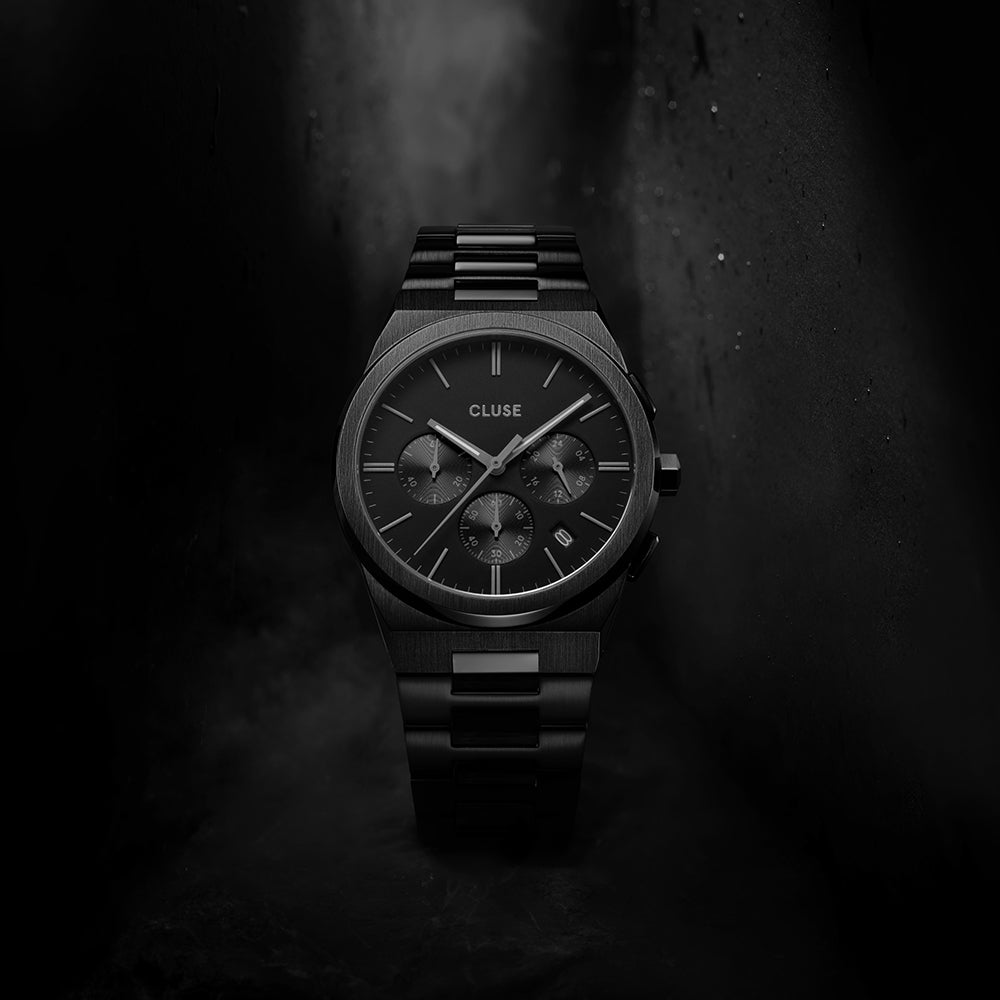 CLUSE Vigoureux Chrono Steel Full Black