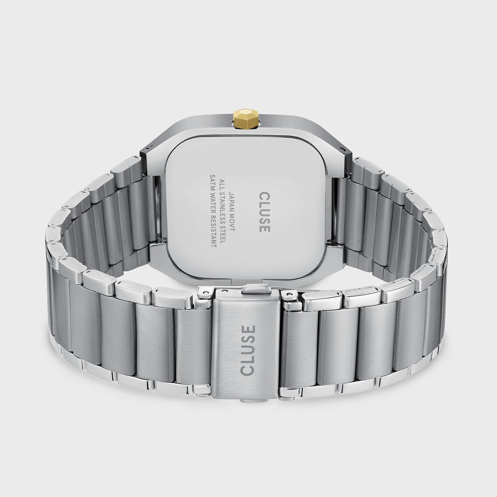CLUSE Quadrus Watch Steel, Silver, Two Tone