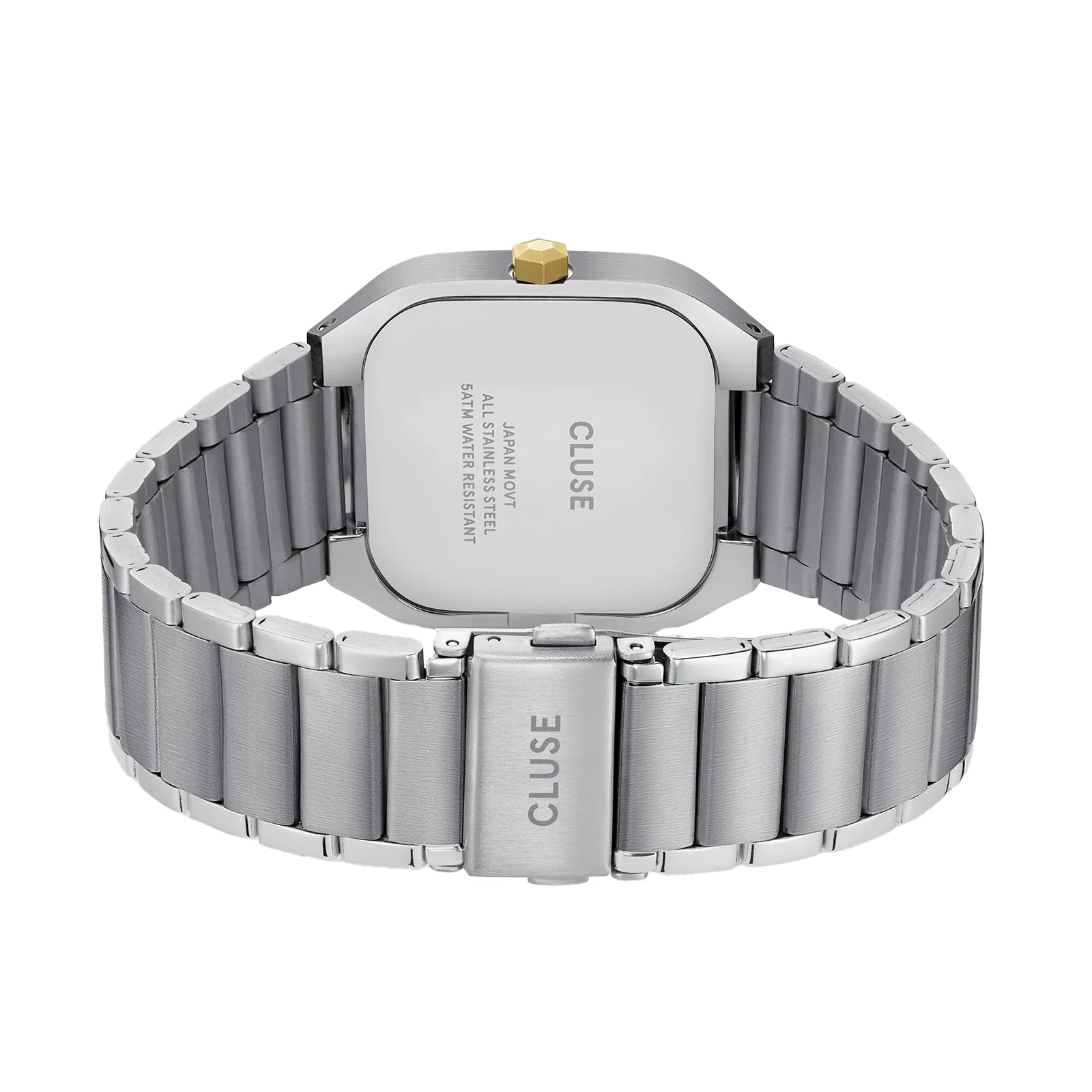 CLUSE Quadrus Multifunction Watch Steel, Silver, Two Tone