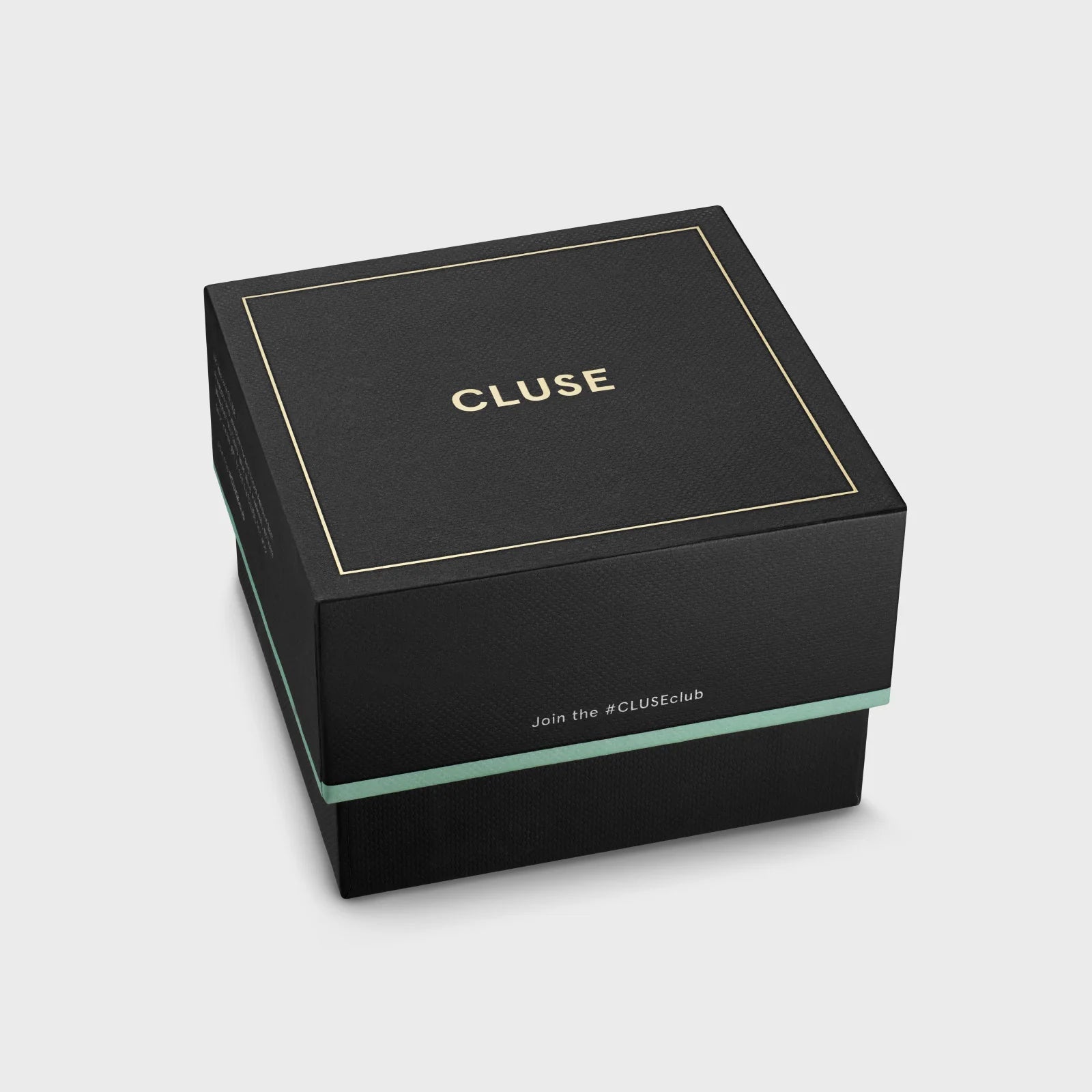 CLUSE Quadrus Multifunction Watch Leather, Green, Rose Gold Color