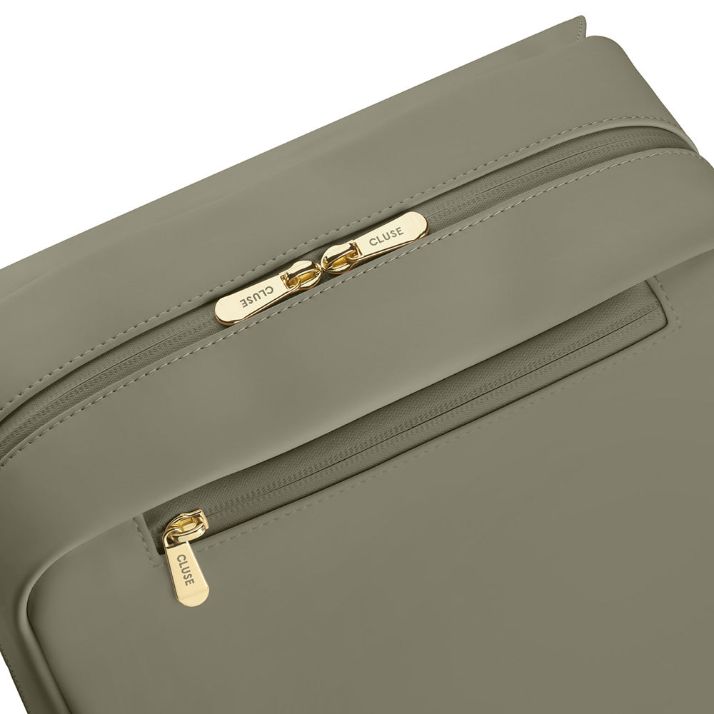 Σακίδιο Πλάτης Cluse Nuitée Backpack, Light Green, Gold Colour