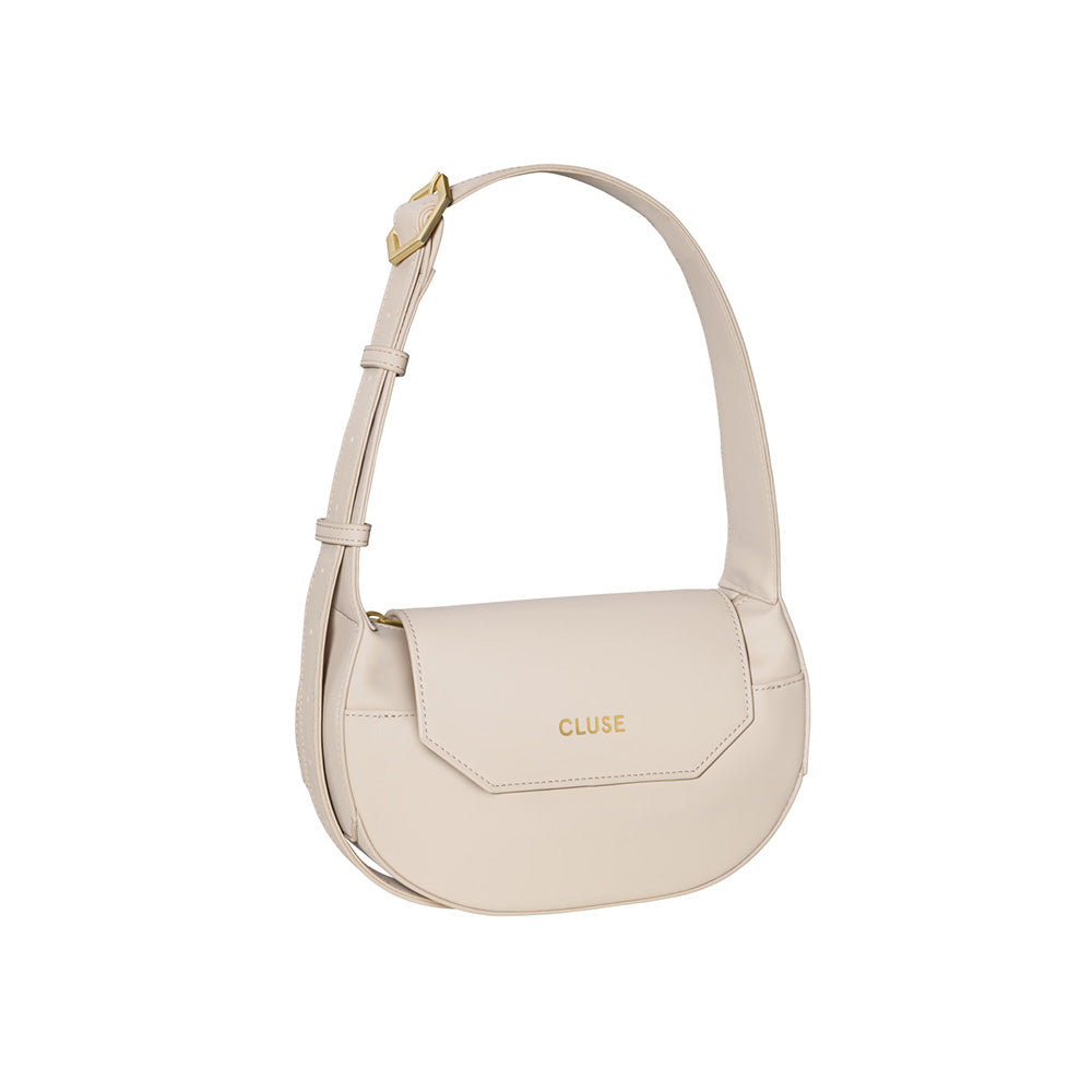 Cluse Sacroisé Petite Crossbody Beige, Gold Colour