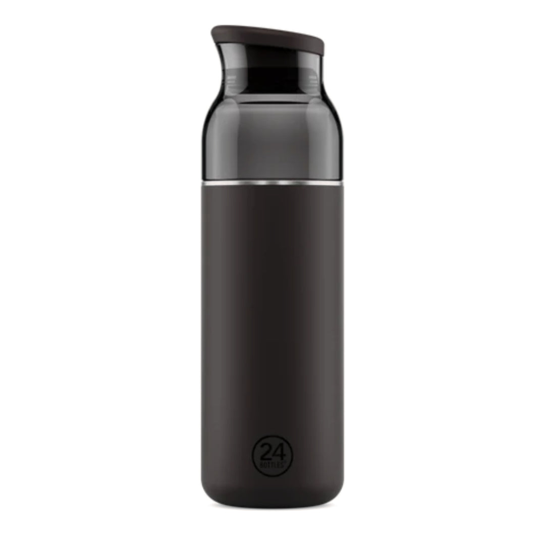 24BOTTLES Casa Carafe 1000ml Tuxedo Black