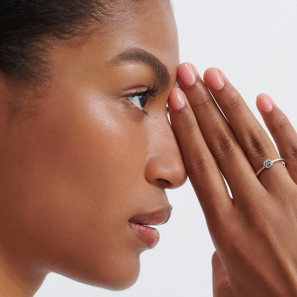 Aleyole Disco Ball Silver Ring RS4464