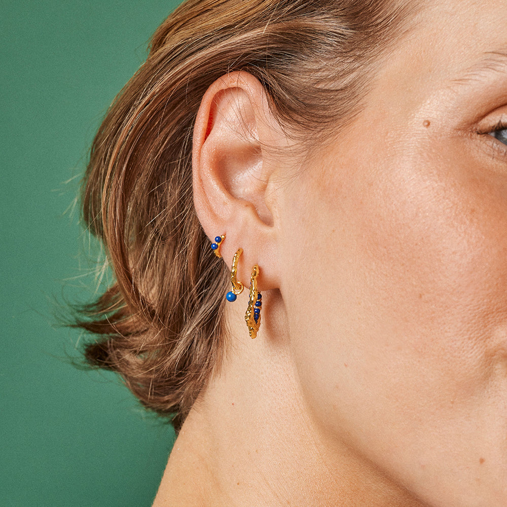 Enamel Hoops Belle Dusty Green E245GM
