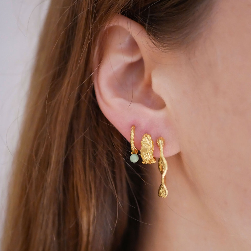 Enamel Hoops Belle Dusty Green E245GM