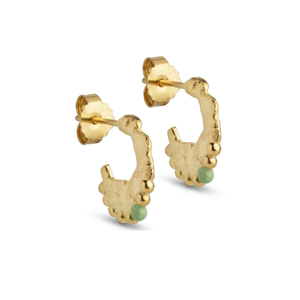 Σκουλαρίκια Enamel Felie Gold