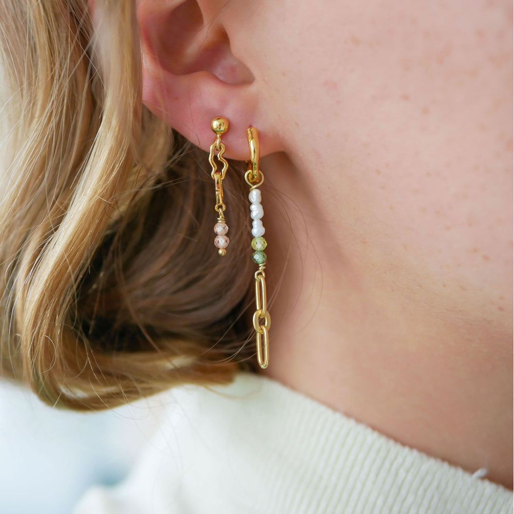 Enamel Hoops Abigail E281G