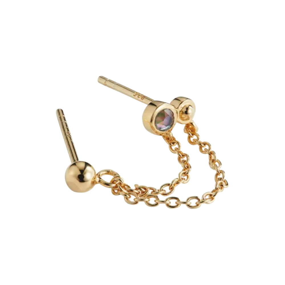 Aleyole Cloud Nine Gold Hoops EG4442