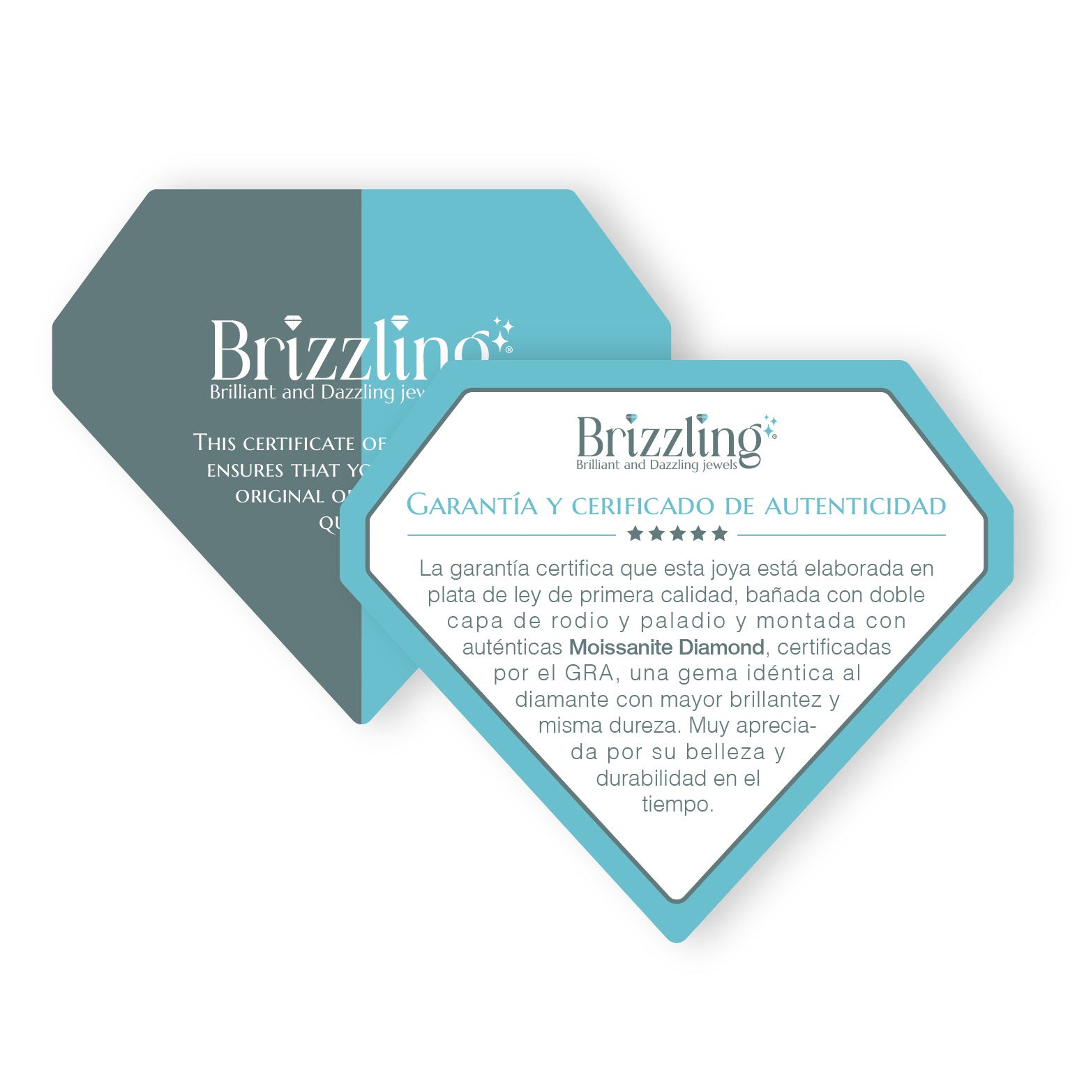 Brizzling Γυναικείο Δαχτυλίδι με Μοϊσανίτη BMR020-B